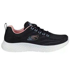 SKECHERS Women's 9 Lite Foam Lightweight Air-Cooled Running Sneaker Shoes Black